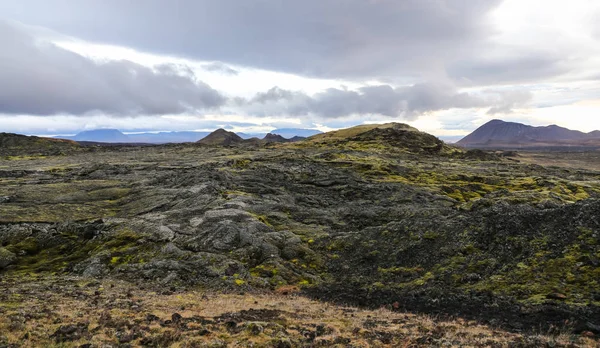 Campo de lava de Leirhnjukur en Islandia —  Fotos de Stock