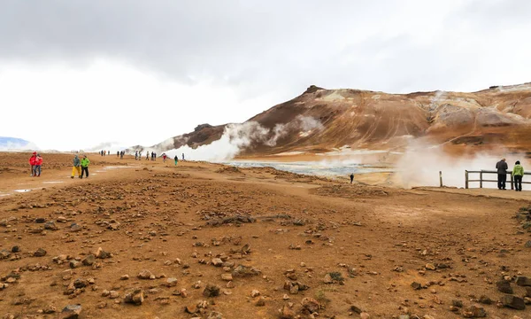 Namafjall geothermal area in Iceland — Stock Photo, Image