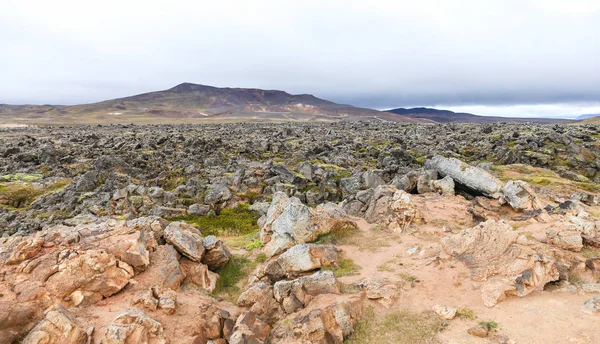 Krafla ηφαιστειακή περιοχή στην Ισλανδία — Φωτογραφία Αρχείου