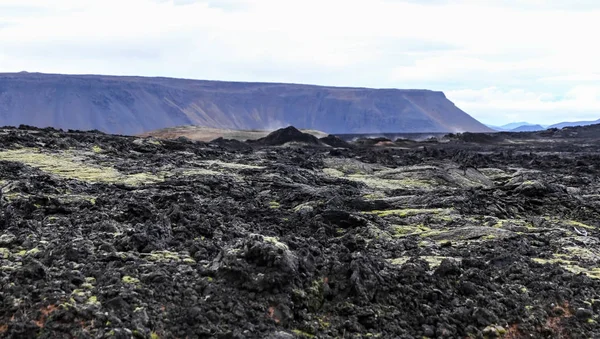 Leirhnjukur lava veld in IJsland — Stockfoto