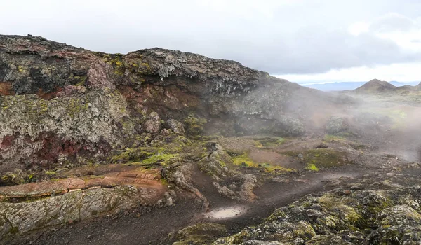 Campo de lava de Leirhnjukur en Islandia —  Fotos de Stock