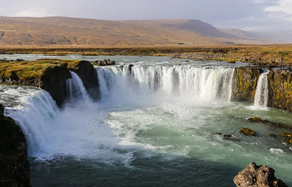 Godafoss vízesés Izlandon — Stock Fotó