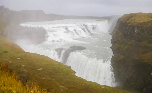 Cascada Gullfoss en Islandia — Foto de Stock