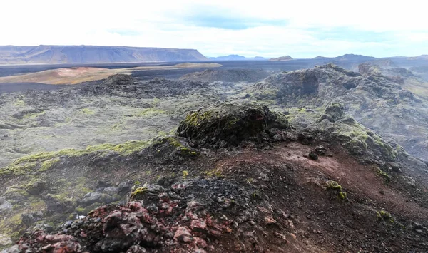 アイスランドの Leirhnjukur 溶岩フィールド — ストック写真