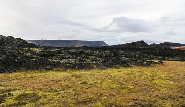Leirhnjukur πεδίο λάβα στην Ισλανδία — Φωτογραφία Αρχείου