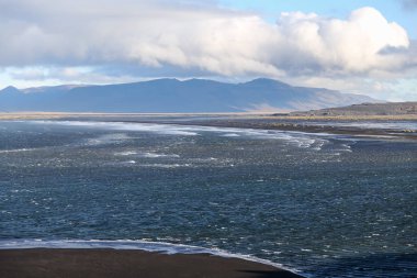 İzlanda 'daki Kara Kum Sahili
