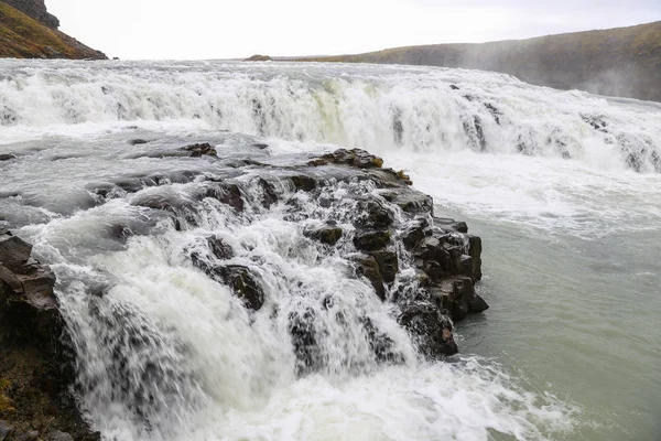 Водопад Галлфосс в Исландии — стоковое фото