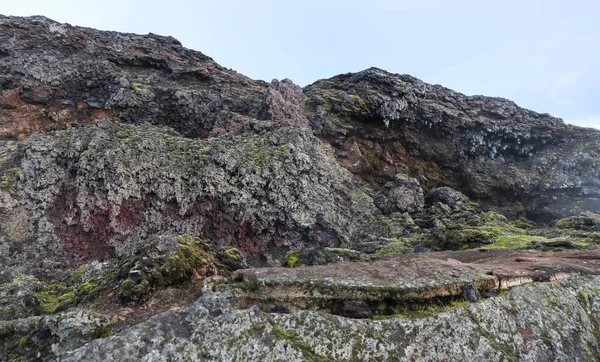 Leirhnjukur lava veld in IJsland — Stockfoto
