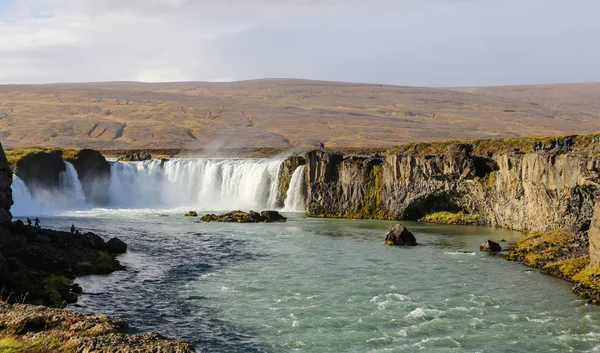 Godafoss vízesés Izlandon — Stock Fotó