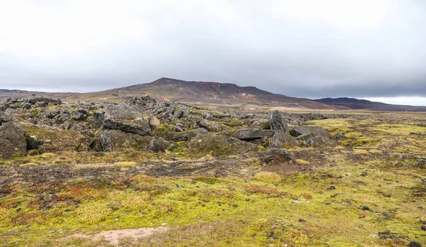 Крафла - вулканический регион Исландии — стоковое фото
