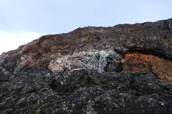 アイスランドの Leirhnjukur 溶岩フィールド — ストック写真