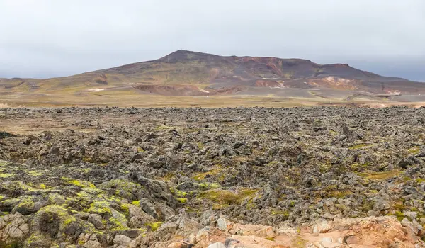 Área volcánica de Krafla en Islandia — Foto de Stock