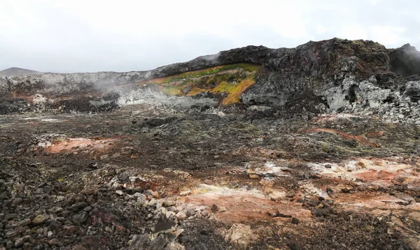 Campo de lava de Leirhnjukur en Islandia —  Fotos de Stock