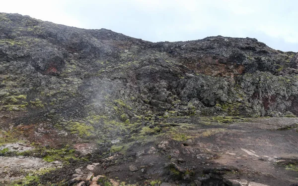 Campo de lava de Leirhnjukur en Islandia — Foto de Stock