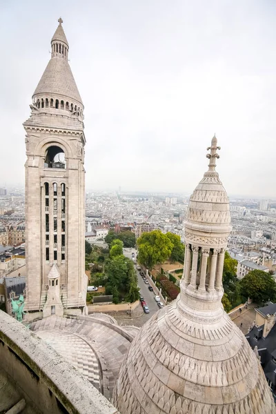 Βασιλική της Sacre Coeur στο Montmartre στο Παρίσι, Γαλλία — Φωτογραφία Αρχείου