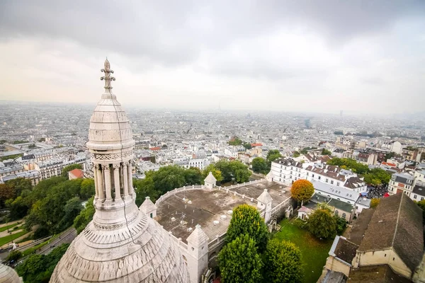 Pohled na Paříž od Sacre Coeur — Stock fotografie