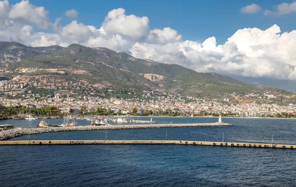 Alanya stad in Antalya, Turkije — Stockfoto