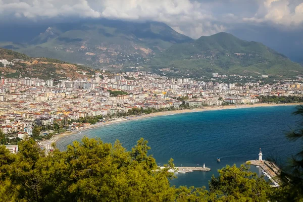 Alanya stadt in antalya, türkei — Stockfoto