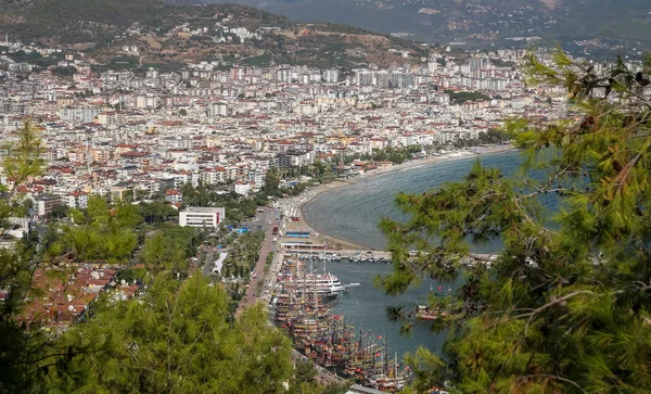 Alanya stadt in antalya, türkei — Stockfoto