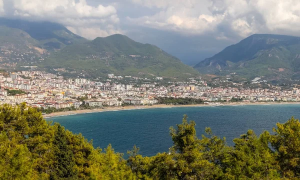 Alanya stadt in antalya, türkei — Stockfoto