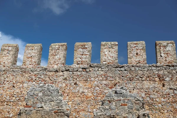 Alanya Castle Wall in Alanya, Antalya, Turquia — Fotografia de Stock