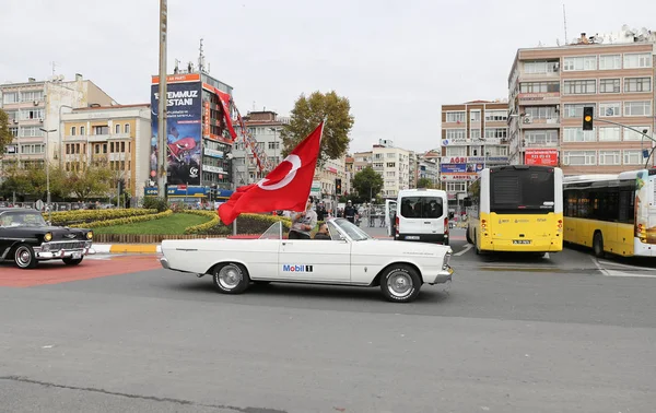 29 Ekim Cumhuriyet Bayramı kutlamaları 2017 yılında — Stok fotoğraf