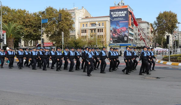 29 Ekim Cumhuriyet Bayramı kutlamaları 2017 yılında — Stok fotoğraf