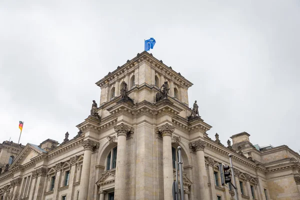 Parlamento alemán, edificio del Reichstag en Berlín, Alemania — Foto de Stock