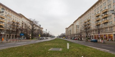 Buldings in Strausberger Platz, Berlin, Germany