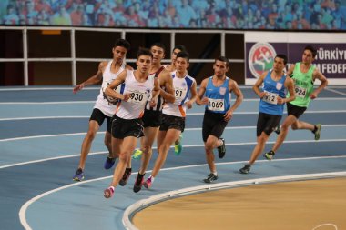 Türkiye Atletizm Federasyonu kapalı Atletizm rekor denemesi yarış