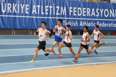 Türkiye Atletizm Federasyonu kapalı Atletizm rekor denemesi yarış