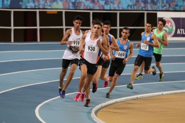 Türkiye Atletizm Federasyonu kapalı Atletizm rekor denemesi yarış