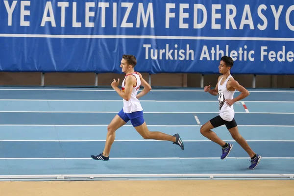 Federación Turca de Atletismo Indoor Athletics Record Attempt Race — Foto de Stock