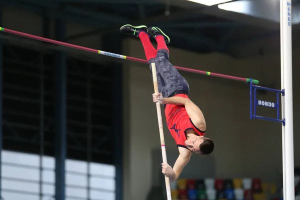 Federação Atlética Turca Atletismo Indoor Record Tentativa de corrida — Fotografia de Stock