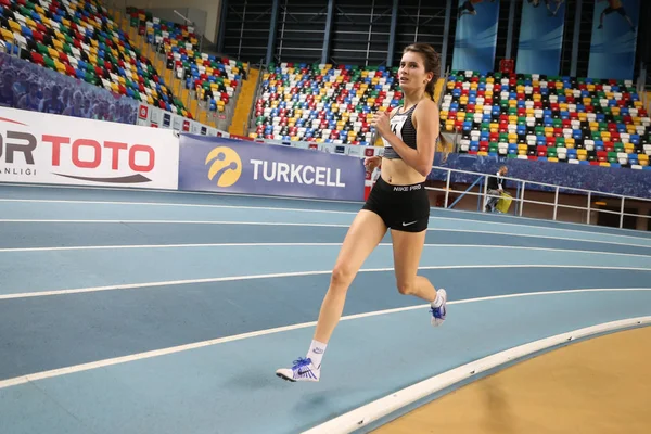 Federación Turca de Atletismo Indoor Athletics Record Attempt Race — Foto de Stock