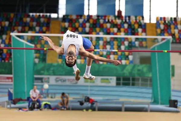 Federação Atlética Turca Atletismo Indoor Record Tentativa de corrida — Fotografia de Stock