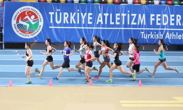 Turkcell Campeonato Turco de Atletismo Indoor U20 — Foto de Stock