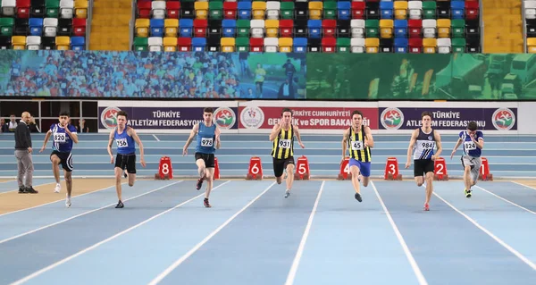 Campionati di atletica leggera Indoor U20 turco Turkcell — Foto Stock