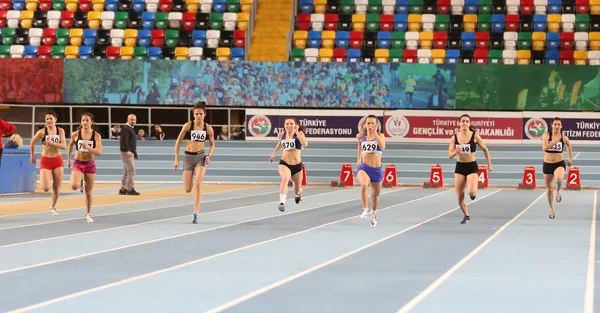 Campionati di atletica leggera Indoor U20 turco Turkcell — Foto Stock