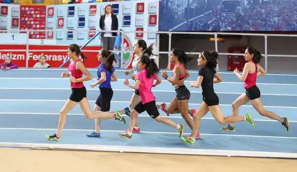 Campionati di atletica leggera Indoor U20 turco Turkcell — Foto Stock