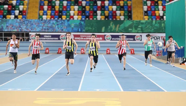 Turkcell Turkse U20 Indoor Atletiek kampioenschappen — Stockfoto