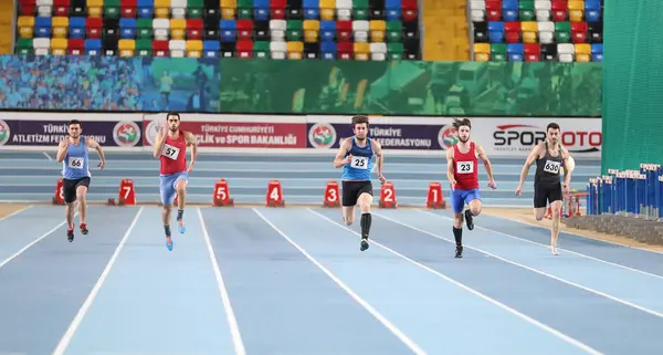 Türkische U20-Hallen-Leichtathletik-Meisterschaften — Stockfoto