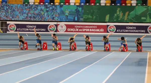 Turkcell Campeonato Turco de Atletismo Indoor U20 —  Fotos de Stock