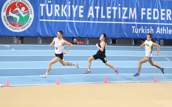 トゥルクセル トルコ U20 屋内陸上競技選手権大会 — ストック写真