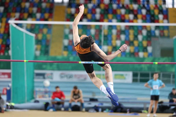 トゥルクセル トルコ U20 屋内陸上競技選手権大会 — ストック写真