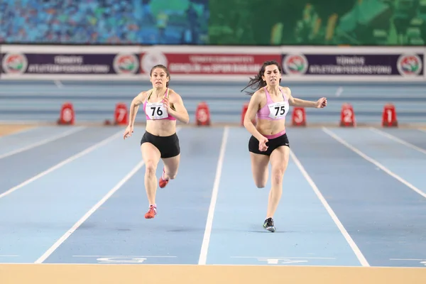 Turkcell Turkish U20 Indoor Athletics Championships — Stock Photo, Image