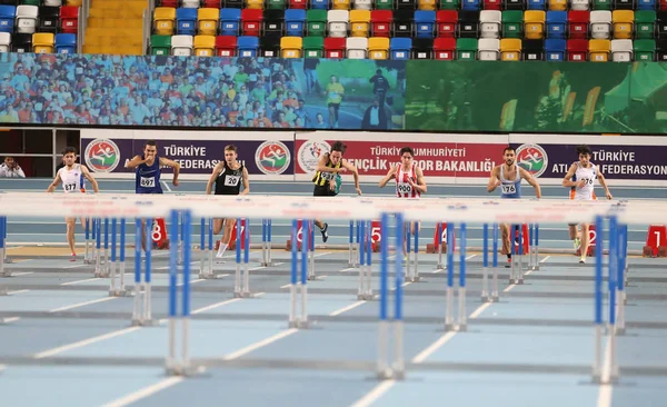 Turkcell Türk U20 kapalı Atletizm Şampiyonası — Stok fotoğraf