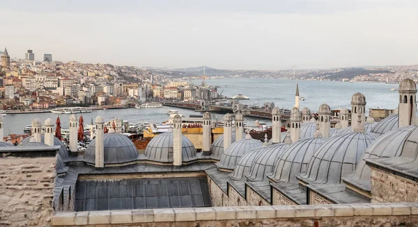 Galata ve Karaköy bölge, Istanbul, Türkiye — Stok fotoğraf