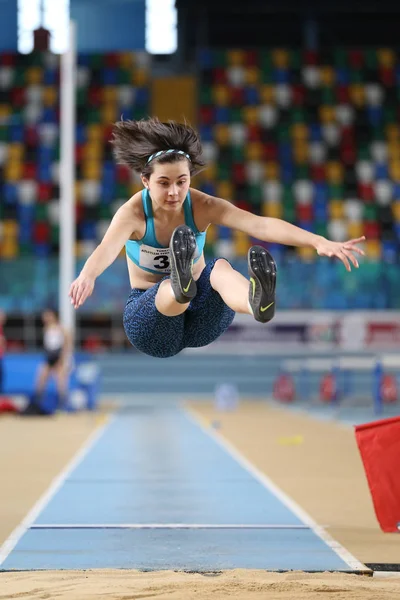 Türkischer Leichtathletikverband olympischer Schwellenhallenwettbewerb — Stockfoto