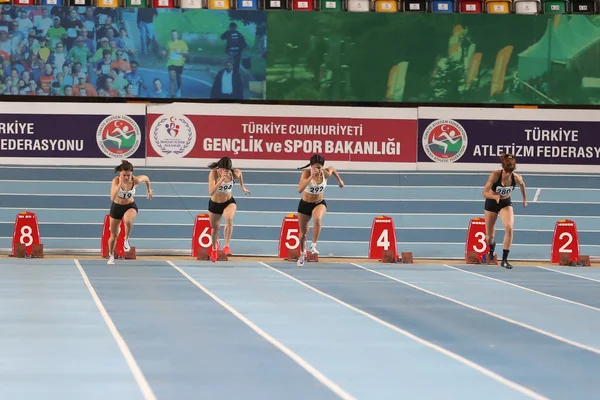 Federación Turca de Atletismo Umbral Olímpico Competencia Interior —  Fotos de Stock